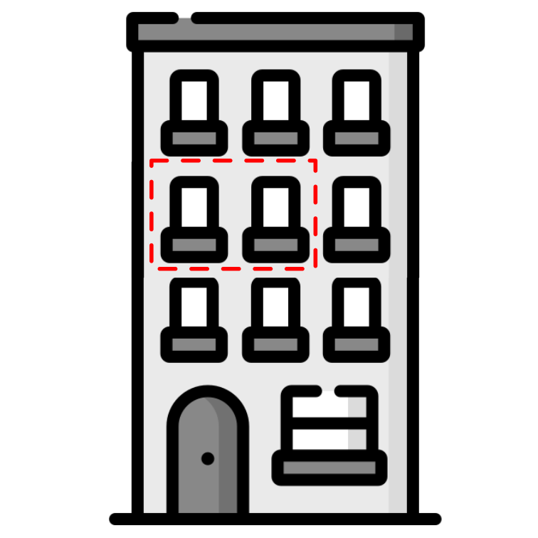 Appartement tarief